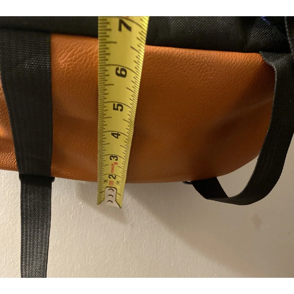 Backpack Koya Koala Bear Kooky BT21 Black With Brown Faux Leather School Bag